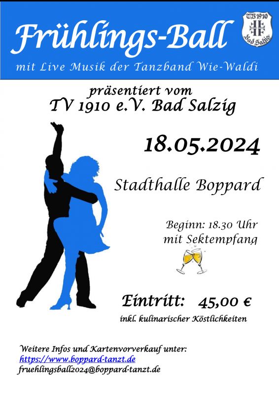 Event-Logo für Frühlingsball des TV Bad Salzig am 18.05.2024 um 18:30 Uhr in Boppard