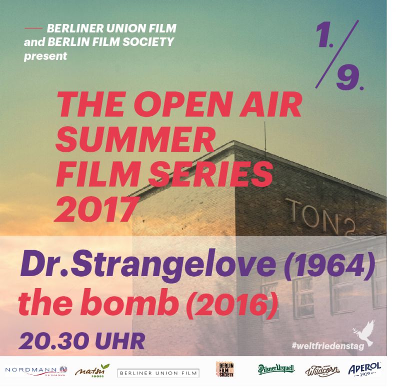 Event-Logo für THE SUMMER FILM SERIES 2017 I UMZUG INS STUDIO 5!! am 01.09.2017 um 20:30 Uhr in Berlin