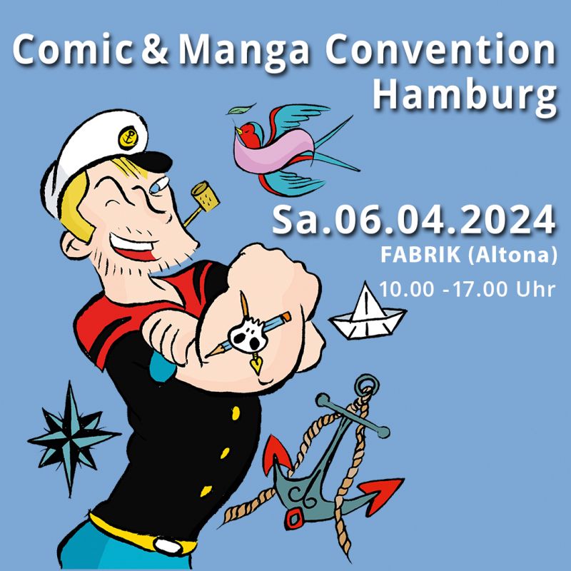 Event-Logo für Comic- und Mangaconvention Hamburg am 06.04.2024 um 10:00 Uhr in Hamburg