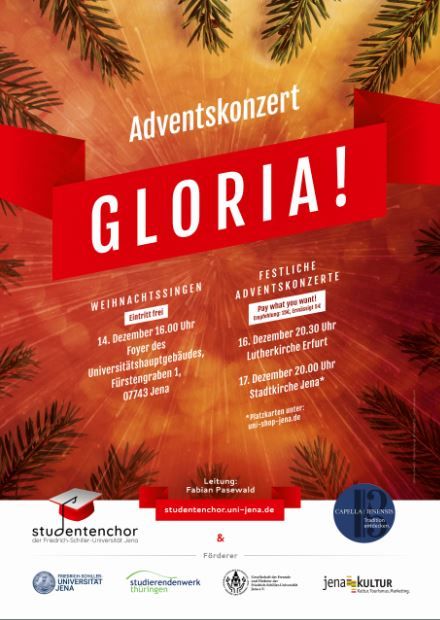 Event-Logo für Gloria!  am 16.12.2019 um 20:30 Uhr in Erfurt