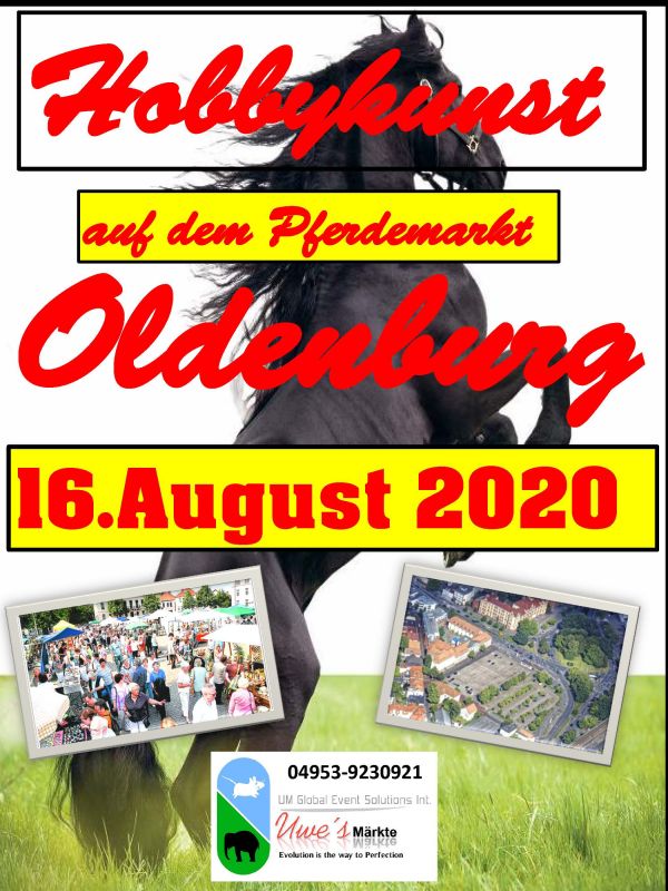 Event-Logo für Hobbykunst auf dem Pferdemarkt zu Oldenburg  am 16.08.2020 um 11:00 Uhr in Oldenburg