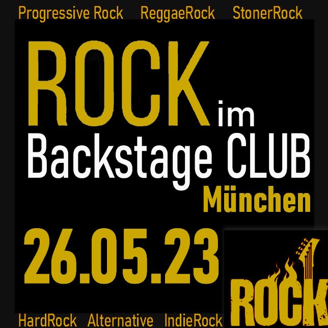 Event-Logo für ROCK im Backstage CLUB am 26.05.2023 um 19:30 Uhr in München