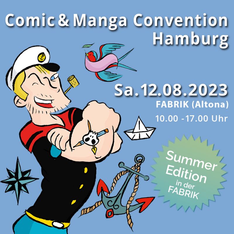 Event-Logo für Comic- und Mangaconvention Hamburg am 12.08.2023 um 10:00 Uhr in Hamburg