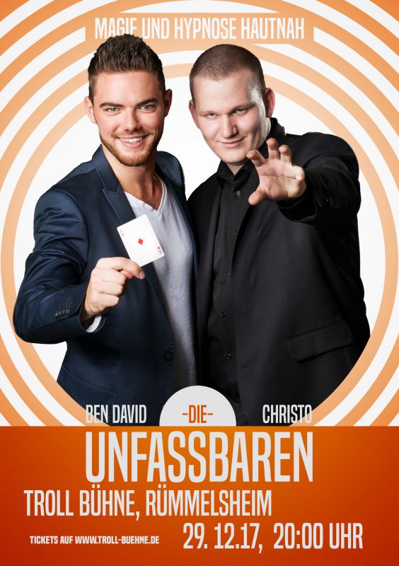 Event-Logo für Die Unfassbaren am 29.12.2017 um 20:00 Uhr in Rümmelsheim