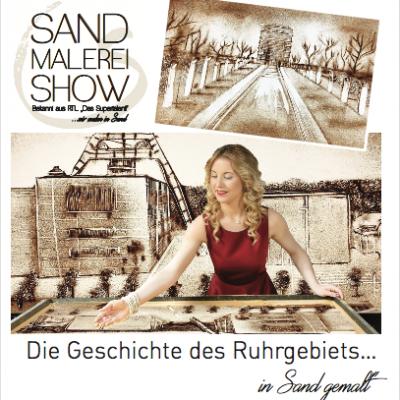 Bild 1 zu Die Geschichte des Ruhrgebiets ... in Sand gemalt am 15. Oktober 2017 um 15:00 Uhr, Zeche Schlägel & Eisen (Herten)