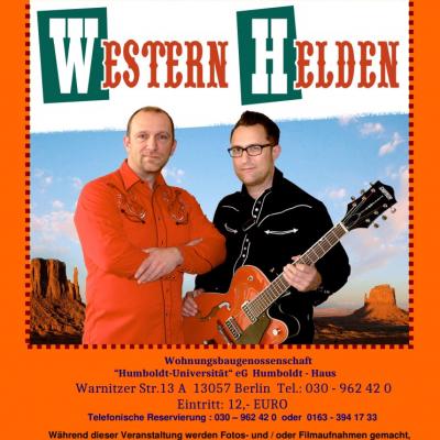 Bild 1 zu Western Helden - Country- und Westernmusik  am 26. April 2024 um 19:30 Uhr, Humboldt-Haus (Berlin)