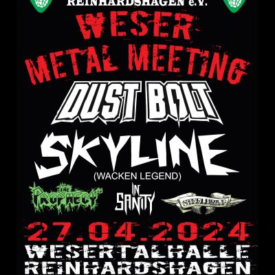 Bild 1 zu Weser Metal Meeting 2024 am 27. April 2024 um 17:00 Uhr, Wesertalhalle Reinhardshagen (Reinhardshagen)