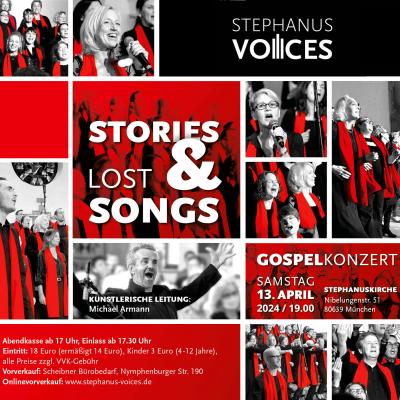 Bild 1 zu Gospelkonzert der Stephanus Voices  am 13. April 2024 um 19:00 Uhr, Stephanus Kirche (München)