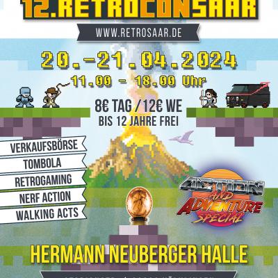 Bild 1 zu 12. RetroCon Saar  am 20. April 2024 um 11:00 Uhr, Hermann Neuberger Halle (Völklingen)