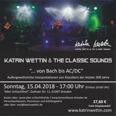 Bild 2 zu Katrin Wettin & The Classic Sounds am 15. April 2018 um 17:00 Uhr, Alter Schlachthof (Dresden)