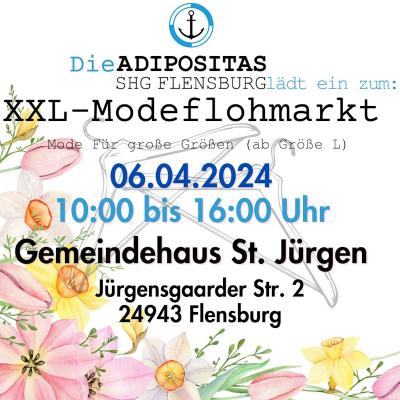 Bild 1 zu XXL-Modeflohmarkt-Flohmarkt am 06. April 2024 um 10:00 Uhr, Gemeindehaus St. Jürgen (Flensburg)
