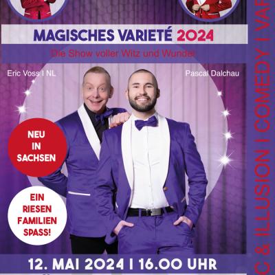 Bild 1 zu ERIC & PASCAL - Magisches Varieté am 12. Mai 2024 um 16:00 Uhr, Schönfelder Traumschloss (Schönfeld)