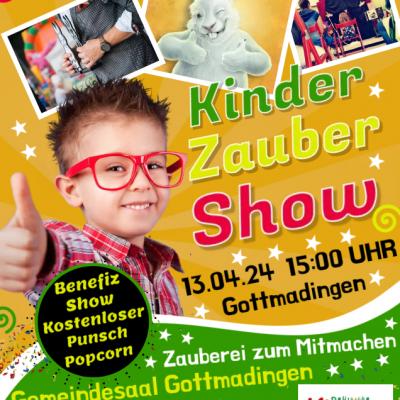 Bild 1 zu große Kinder & Familien Zauber Show zum Mitmachen am 13. April 2024 um 15:00 Uhr, Gemeinde Saal  (Gottmadingen)