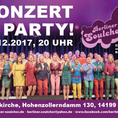 Bild 1 zu Big Soulchor-Concert & Party in Berlin am 15. Dezember 2017 um 20:00 Uhr, Kreuzkirche (Berlin)