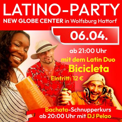 Bild 1 zu Latino-Party am 06. April 2024 um 20:00 Uhr, NEW GLOBE CENTER (Wolfsburg)