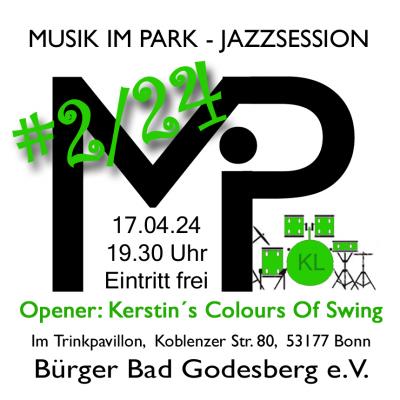 Bild 1 zu Musik im Park - Jazzsession #2/24 am 17. April 2024 um 19:30 Uhr, Im Trinkpavillon (Bonn)