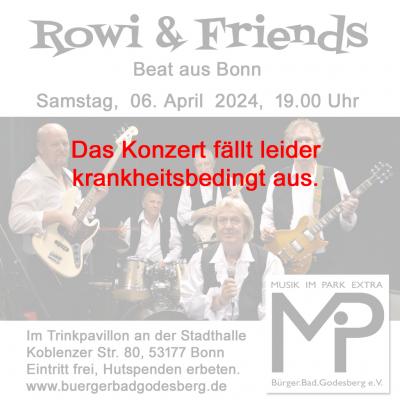 Bild 1 zu Musik im Park EXTRA - Rowi and friends am 06. April 2024 um 19:00 Uhr, Im Trinkpavillon (Bonn)