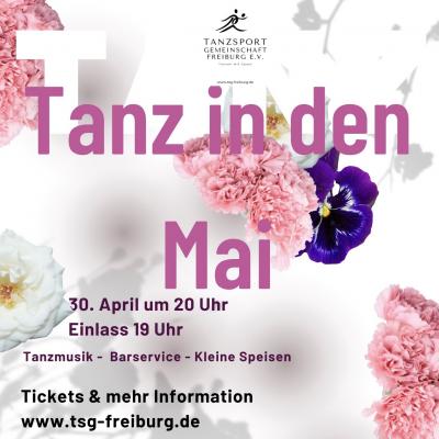 Bild 1 zu Tanz in den Mai der TSG Freiburg am 30. April 2024 um 20:00 Uhr, Tanzzentrum West Freiburg (Freiburg)