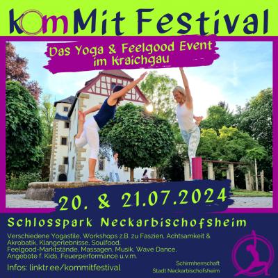 Bild 1 zu kOmMit Festival am 20. Juli 2024 um 11:00 Uhr, Schlosspark Neckarbischofsheim (Neckarbischofsheim)