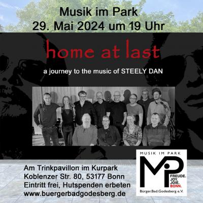 Bild 1 zu Musik im Park - Home At Last am 29. Mai 2024 um 19:00 Uhr, Trinkpavillon im Stadtpark (Bonn)