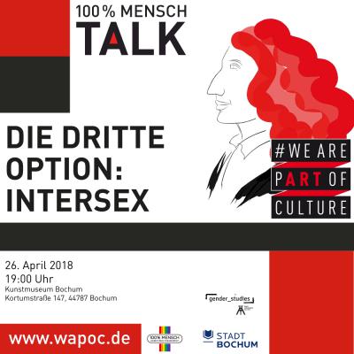 Bild 1 zu 100% MENSCH Talk am 26. April 2018 um 19:00 Uhr, Forum im Kunstmuseum (Bochum)
