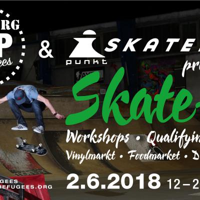 Bild 1 zu Skate&Rap - Festival 2018 am 02. Juni 2018 um 12:00 Uhr, I-Punkt Skateland (Hamburg)
