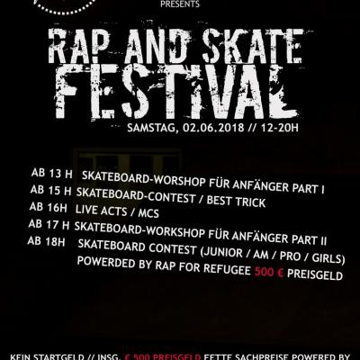 Bild 3 zu Skate&Rap - Festival 2018 am 02. Juni 2018 um 12:00 Uhr, I-Punkt Skateland (Hamburg)