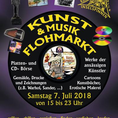 Bild 1 zu Kunst & Musik Nacht-Flohmarkt am 07. Juli 2018 um 15:00 Uhr, Galerie Inselspinnen (berlin)