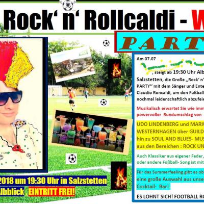 Die Rock 'n' Rollaldi- WM- Party
