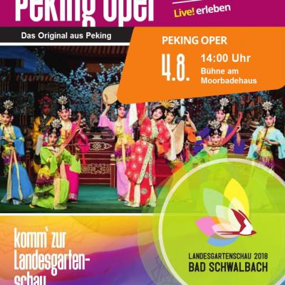 Bild 1 zu Peking Oper aus Peking am 04. August 2018 um 14:00 Uhr, Kurpark Bad Schwalbach (Bad Schwalbach)