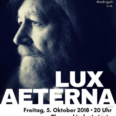 Bild 1 zu LUX AETERNA am 05. Oktober 2018 um 20:00 Uhr, Thomaskirche Leipzig (Leipzig)