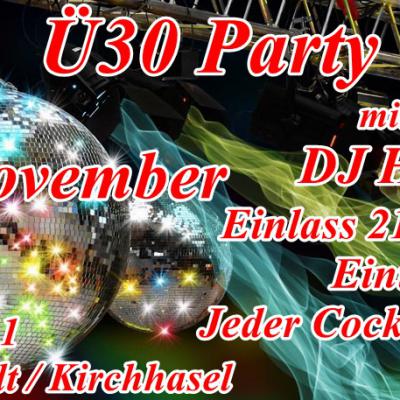 Bild 1 zu Ü30 Party am 03. November 2018 um 22:00 Uhr, Cibo (Rudolstadt / Kirchhasel)