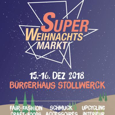 Bild 1 zu Der Super Weihnachtsmarkt am 15. Dezember 2018 um 11:00 Uhr, Bürgerhaus Stollwerck (Köln)