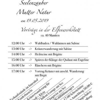 Bild 1 zu Seelenzauber auf Schloss Pichl - Mutter Natur - am 19. Mai 2019 um 10:00 Uhr, Schloss Pichl  (Aindling)