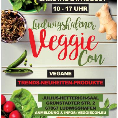 Bild 1 zu Ludwigshafener VeggieCon am 24.08.2019 am 24. August 2019 um 10:00 Uhr, Julius-Hetterich-Saal (Ludwigshafen)