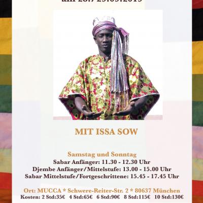 Afrikanischer Tanzworkshop mit Issa Sow 