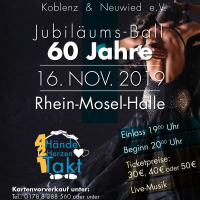 Bild 1 zu Jubiläumsball 1.TGC Redoute Koblenz & Neuwied e.V. am 16. November 2019 um 20:00 Uhr, Rhein-Mosel-Halle (Koblenz)