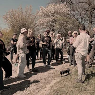 Bergische Weinwanderung mit Krimi-Abenteuer