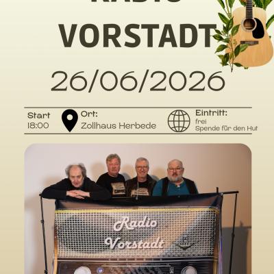 Ruhrtal Beats- Radio Vorstadt in Witten am 26. Juni 2026 um 18:00 Uhr