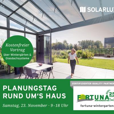 Bild 1 zu Planungstag RUND UM`S HAUS im Rheinland  am 23. November 2019 um 09:00 Uhr, Wintergartenausstellung (Langenfeld)
