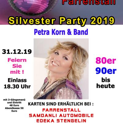 Silvesterparty 2019 in der Discothek Farrenstall 