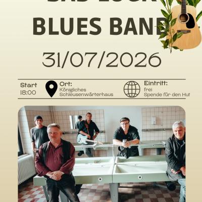 Ruhrtal Beats 2026 - Bad Luck Blues Band in Witten am 31. Juli 2026 um 18:00 Uhr