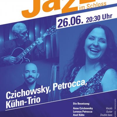 Jazz im Schloss - Czichowsky Petrocca Kühn Trio in Rechberghausen am 25. Juni 2026 um 20:30 Uhr