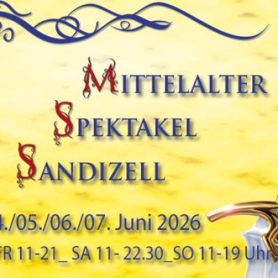 Mittelalter Spektakel Sandizell bei Schrobenhausen - Mittelaltermarkt mit Lagerleben in Schrobenhausen am 04. Juni 2026 um 11:00 Uhr