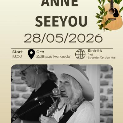 Ruhrtal Beats 2026 - Anne SeeYou in  am 28. Mai 2026 um 18:00 Uhr