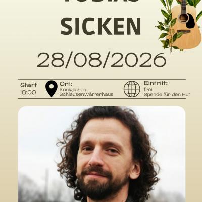 Ruhrtal Beats 2026 - Tobias Sicken in  am 28. August 2026 um 18:00 Uhr