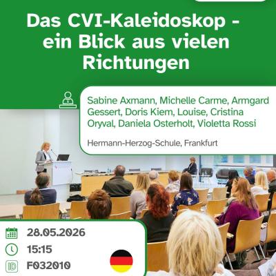 Das CVI-Kaleidoskop - Blick aus vielen Richtungen in Frankfurt am Main am 28. Mai 2026 um 15:15 Uhr