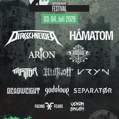 WOLFWEEZ Open-Air Festival in Dietingen-Irslingen am 03. Juli 2026 um 16:00 Uhr