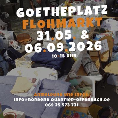 Flohmarkt auf dem Goetheplatz