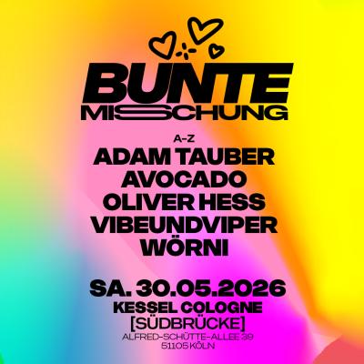 Bunte Mischung Open Air im Kessel Köln - Südbrücke Köln in Köln am 30. Mai 2026 um 14:00 Uhr